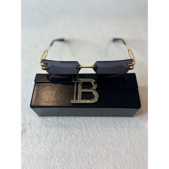 Brand New Balmain Sunglasses- FIXE BPS-123-A-54 Size 54-19-140 - Picture 1 of 6